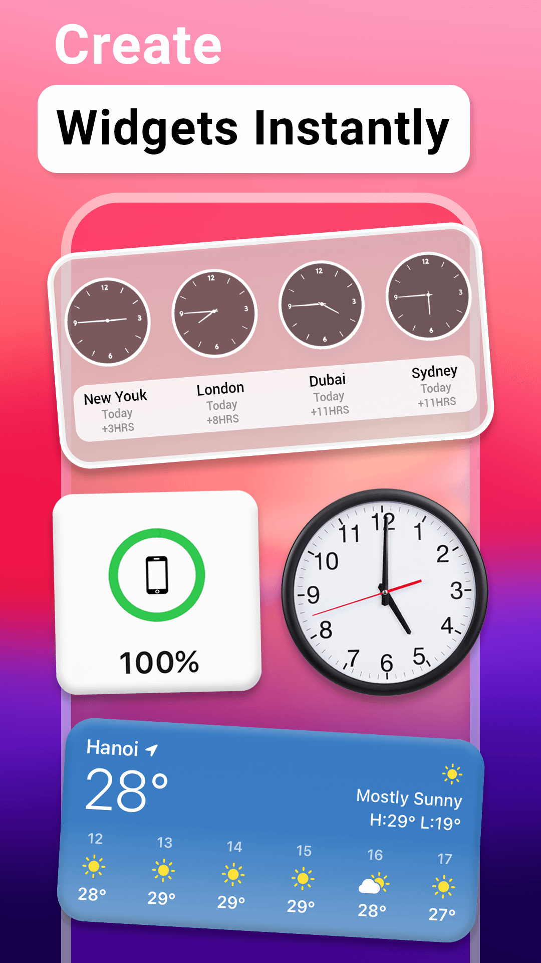 Widgets